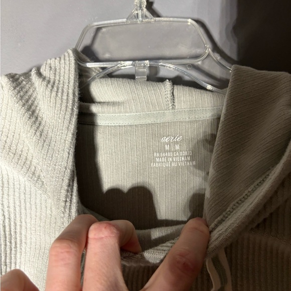 Aerie New Love Corded Cropped Hoodie Women’s Size Medium - Picture 4 of 4